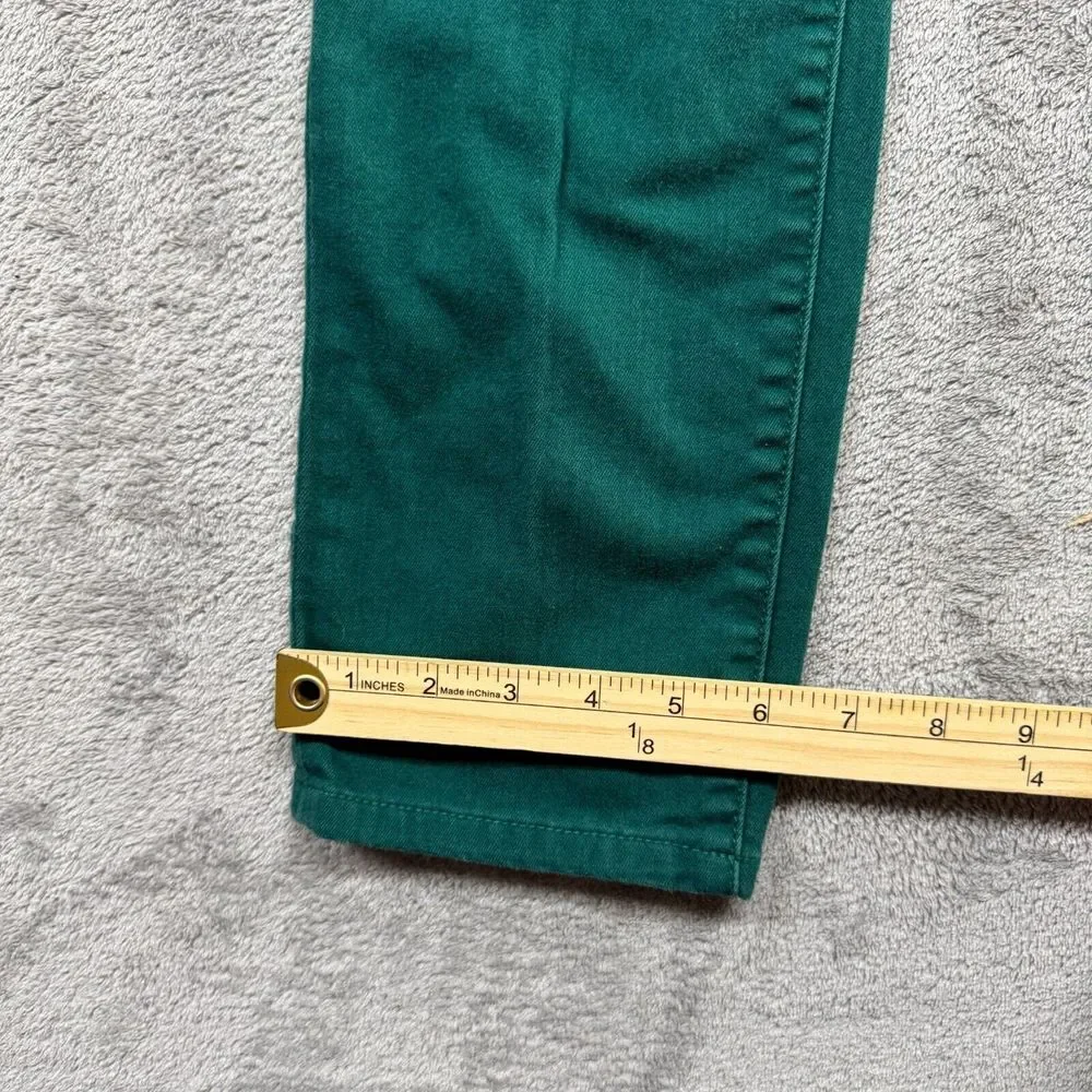 Tory Burch Super‎ Skinny Jeans Womens Size 26 Geen Denim